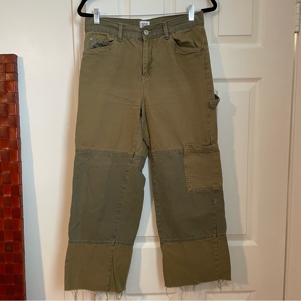 BDG Two-tone Green Cargo Pants